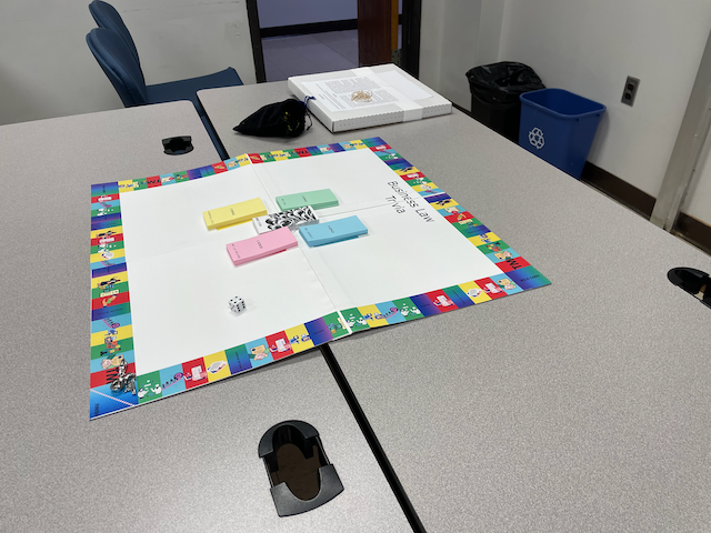 a photo of the game board